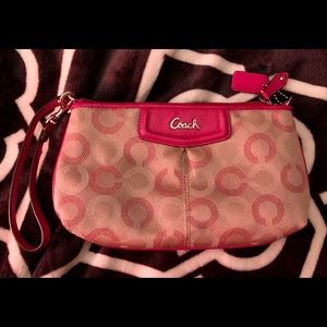 Coach wristlet purse